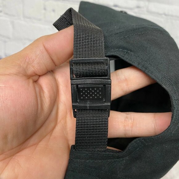 Grail Baseball Hat Army Cap Style Men Five Panel Strap Back Embroidered Black - Picture 9 of 9